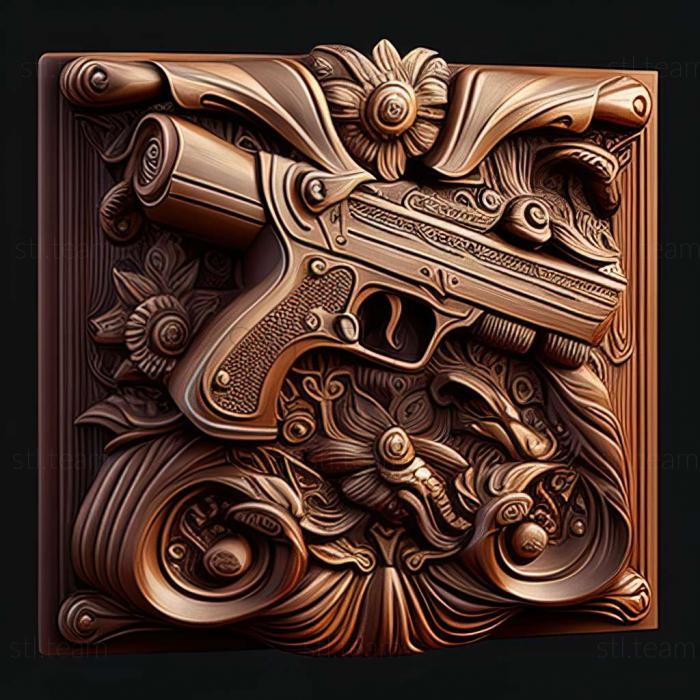 3D model Gun game (STL)